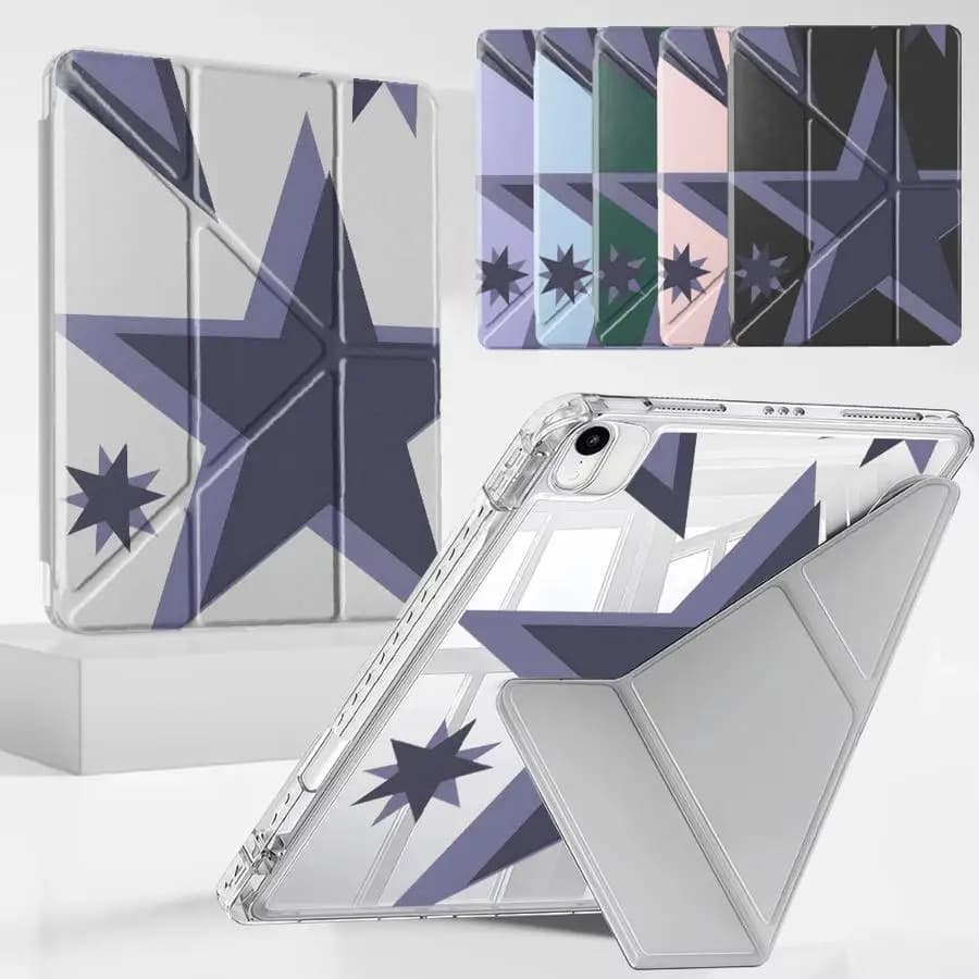 Custodia per Tablet con Motivo a Stelle per iPad Mini 6 7 Pro 2025 Air 4 5 M3 M2 M4 11 pollici Pro 11a 10a 9a 8a 7a generazione