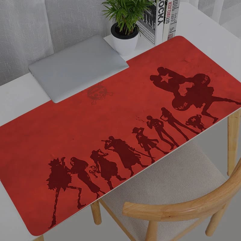 Tappetino per mouse 90x40 cm, resistente, per giocatori, One Piece, grande, per computer, notebook, PC, tappetino per mouse, accessori da gioco, tappetino per tastiera, tappetino da scrivania