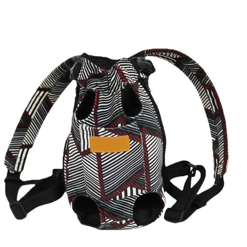 Zaino per cani Borsa da viaggio portatile traspirante per gatti con spallacci larghi Blocco di sicurezza incorporato Animale domestico multiuso