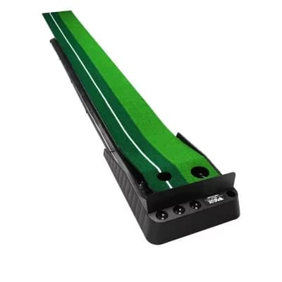 Tappetino da Golf Portatile per Mini Campo da Golf, per Pratica Indoor e Outdoor con Ritorno Automatico della Palla