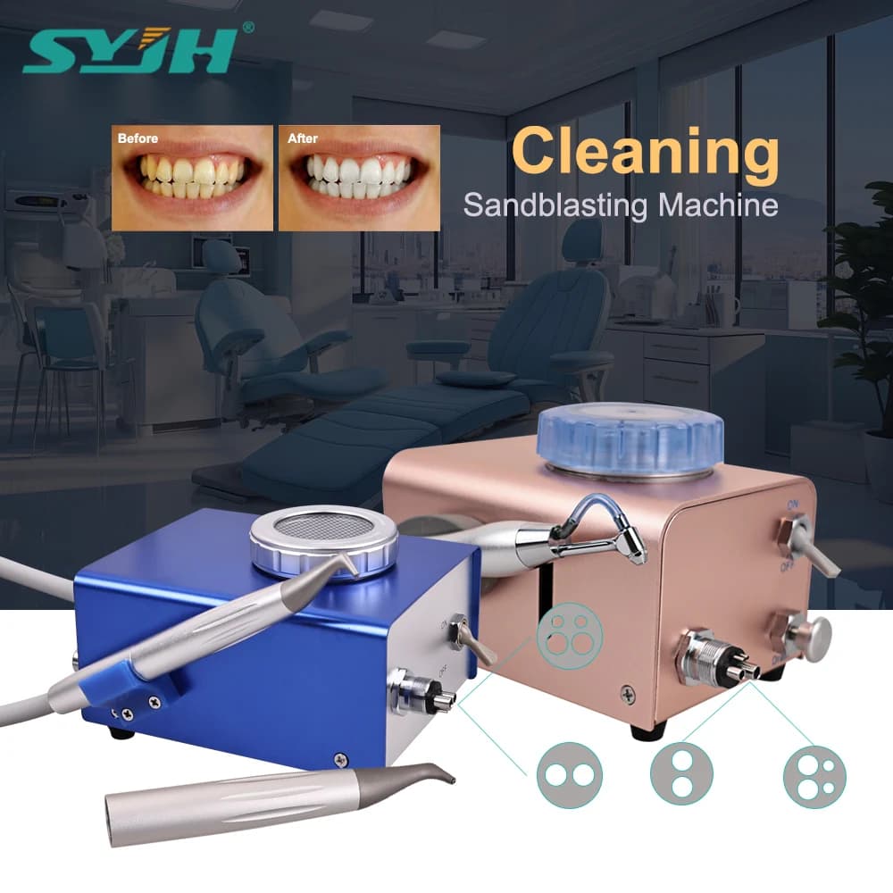 SYJH B2/M4 Dental Sanding Machine for Denti Cleaning and Whitening, Tartar Removal, Colored Macchie and Plate, Polishing Tools