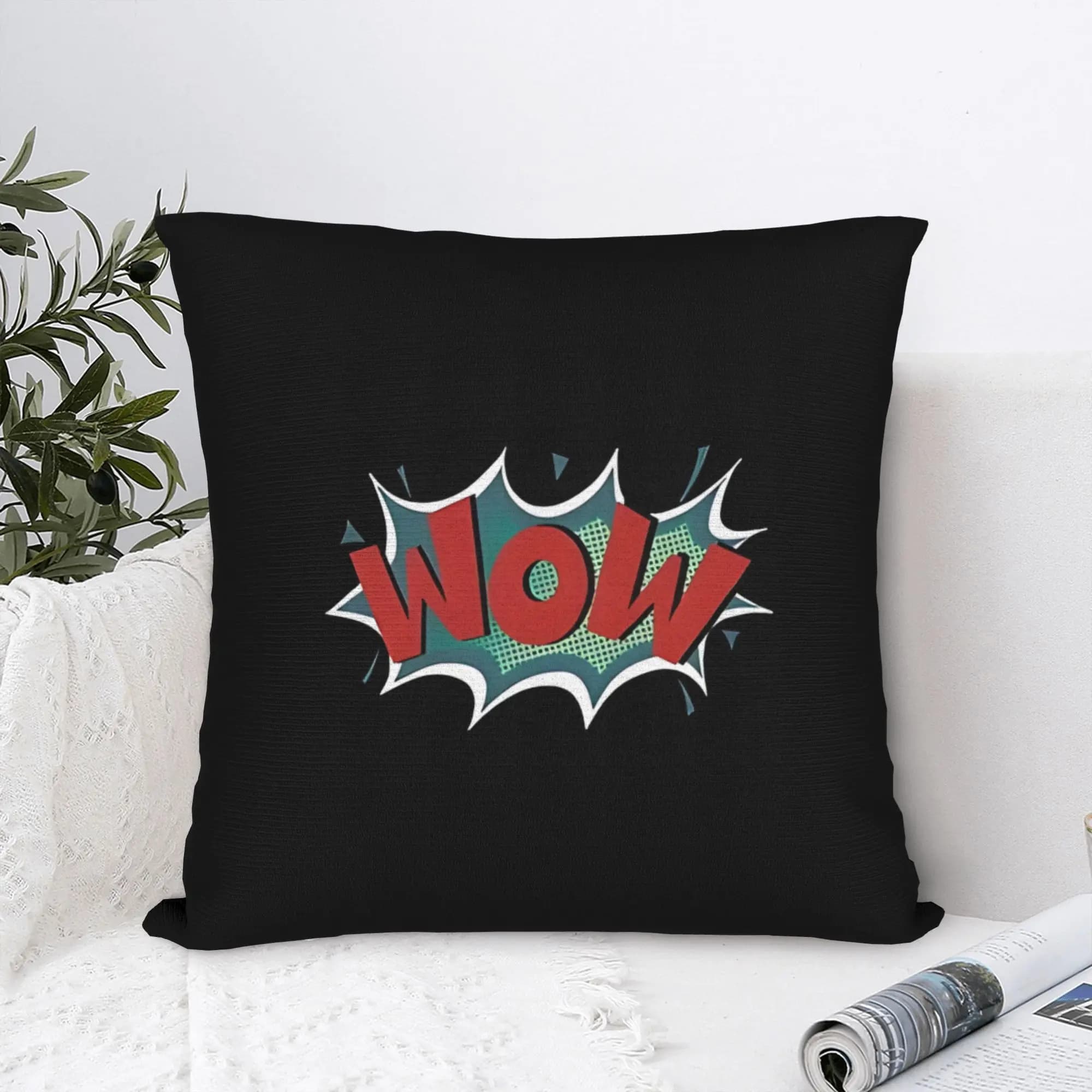 Pillow Cover Volleyball Mom Design Colorful Text & Ball Smooth Polyester Zipper Machine Washable Sports Fan Gift