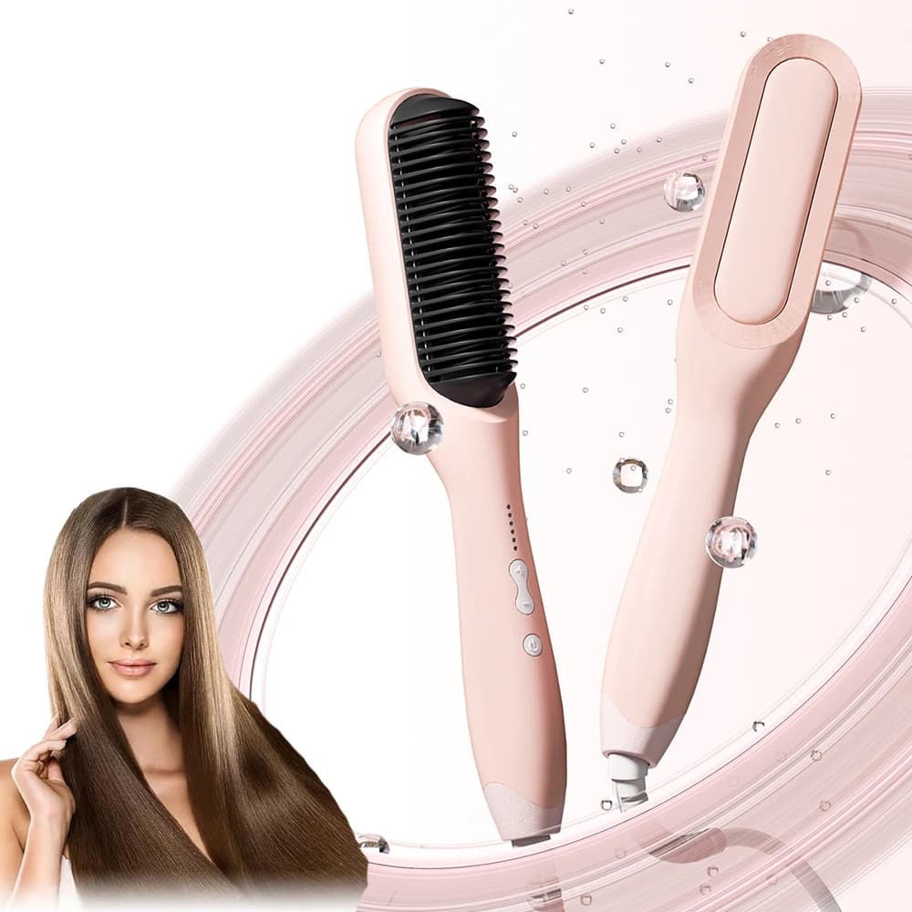 Multifunction Styling Styling Brush, Rapid Styling Tool with Negative Ions, Women's Anti-scotting Straight Combs, Suitable for All Hair Types