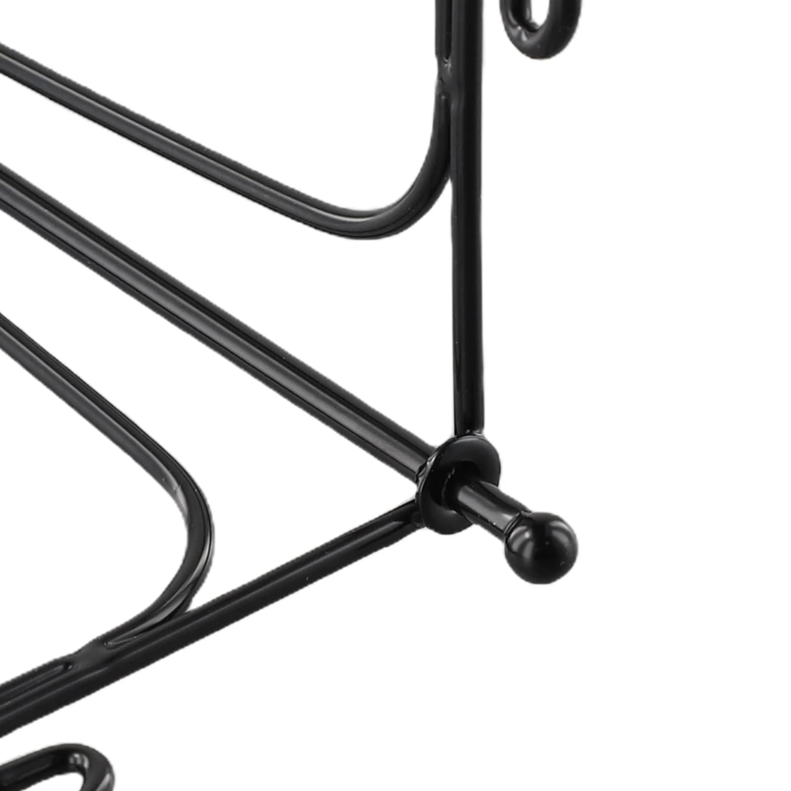 Holder for tray DIY Craft Bracket Book Holder Frame for Photo Frame for pedestal Frame for photo Black iron plate rack display