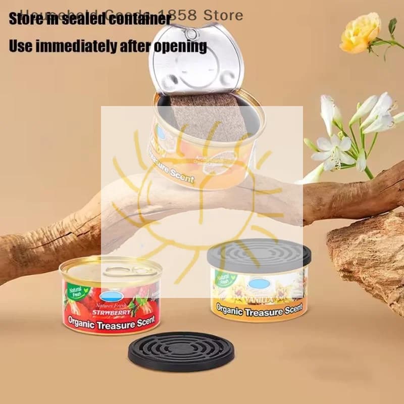 Auto Aromatherapy Perfume Deodorant for Environments Scent wood Essential oil in box Long-Term Deodorant Fragrance Ornaments for the bedroom