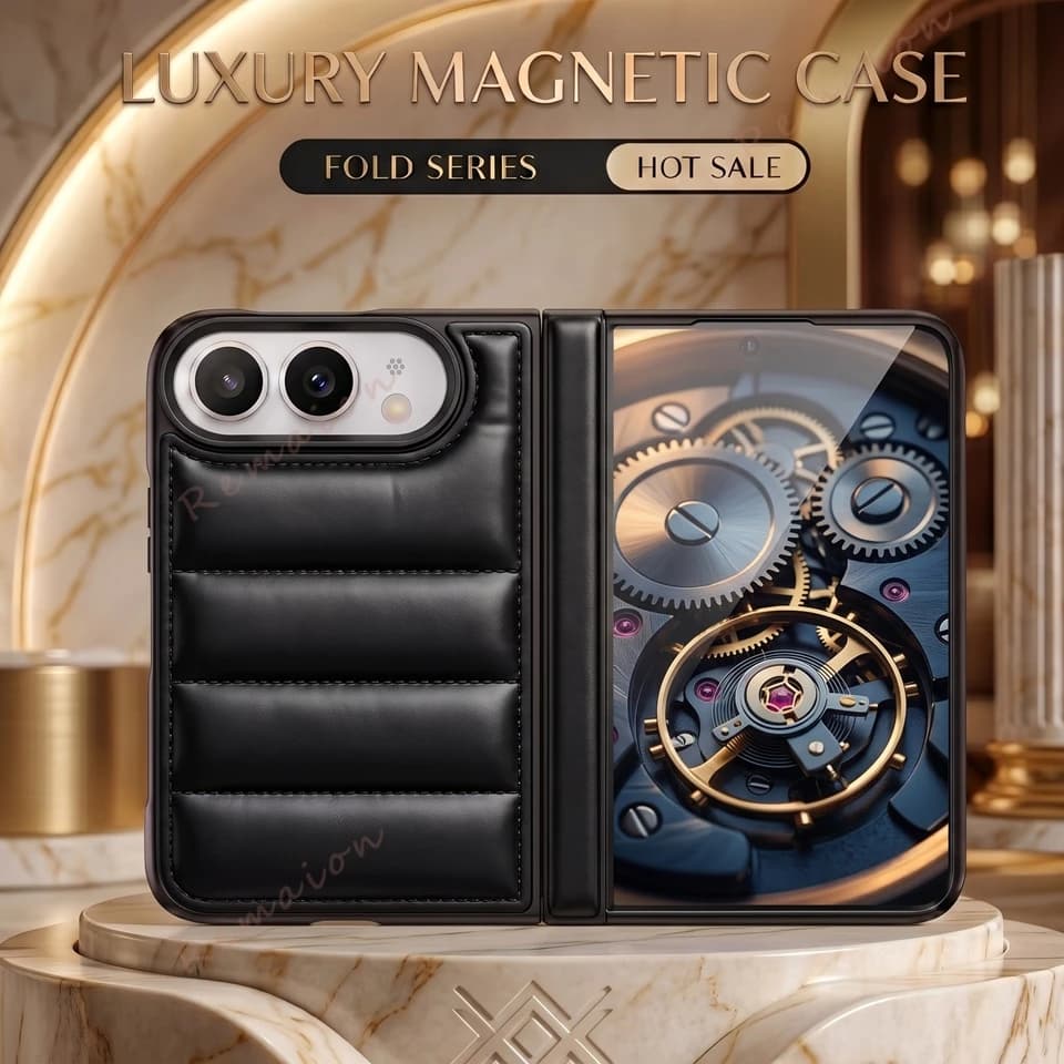 2026 Luxury Down Coat Phone Case For iPhone Fold 18 Ultra 18Fold Official Shockproof Protector Cover 18Ultra