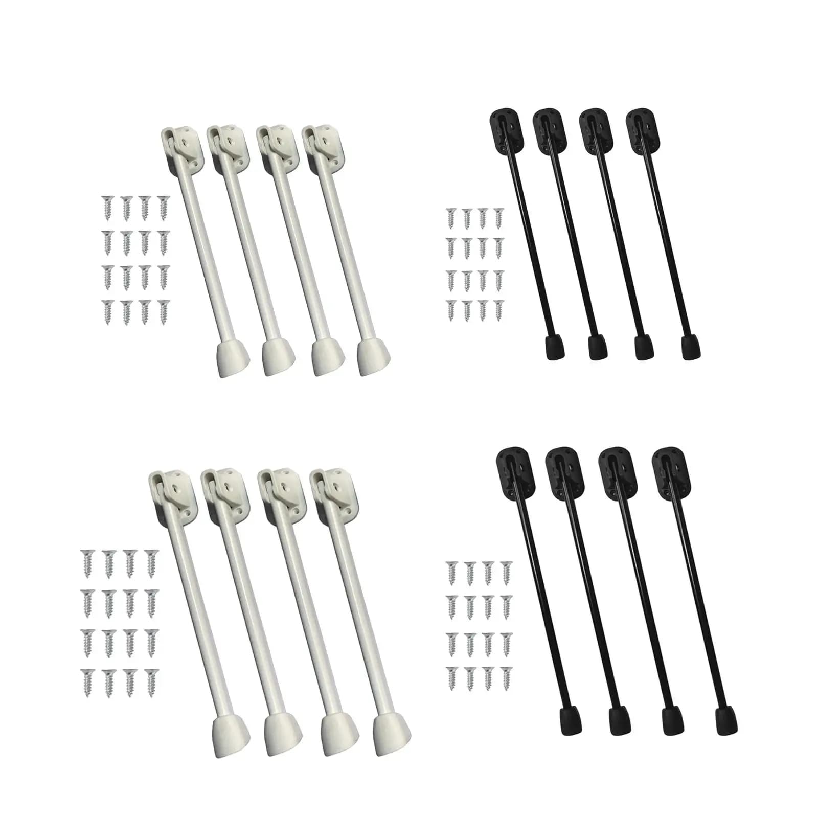 Gambe da tavolo pieghevoli pieghevoli da 4 pezzi Gambe estese fai-da-te portatili per panca da campeggio Piedini di ricambio per tavolino da computer
