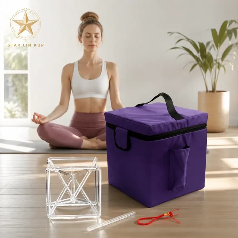 STAR LIN KUP Crystal Merkaba Singing Bowl Professional Sound Healing Instrument for Meditation Yoga Chakra Balance with Free
