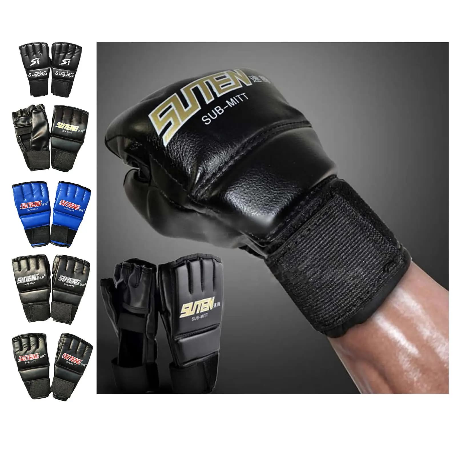 Gym boxeo en tailandia Thai MMA Half Boxing Gloves, for Women And Men