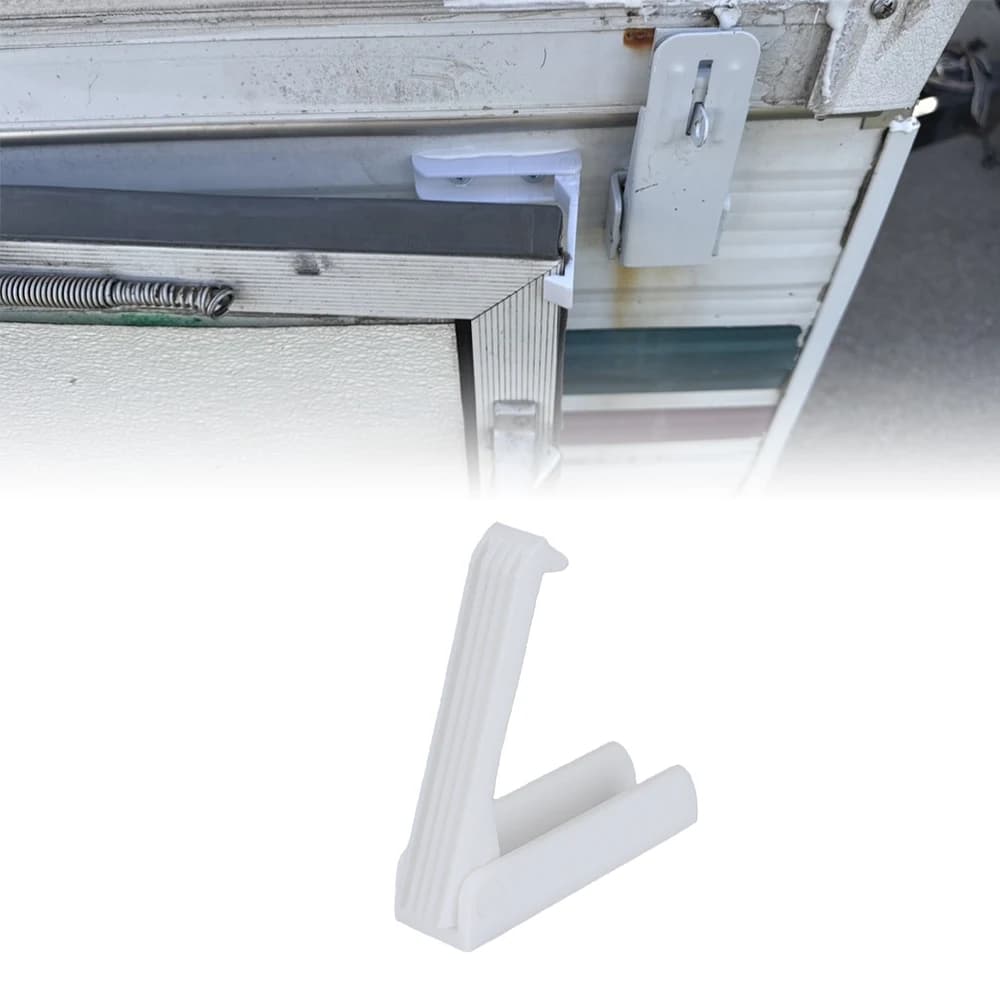 1pc Rv Porta Finestra Fermaporta Forte Pieghevole Telaio Per Porta Da Campeggio In Plastica Bianca Per Camper Caravan Camper Van RV Accessori