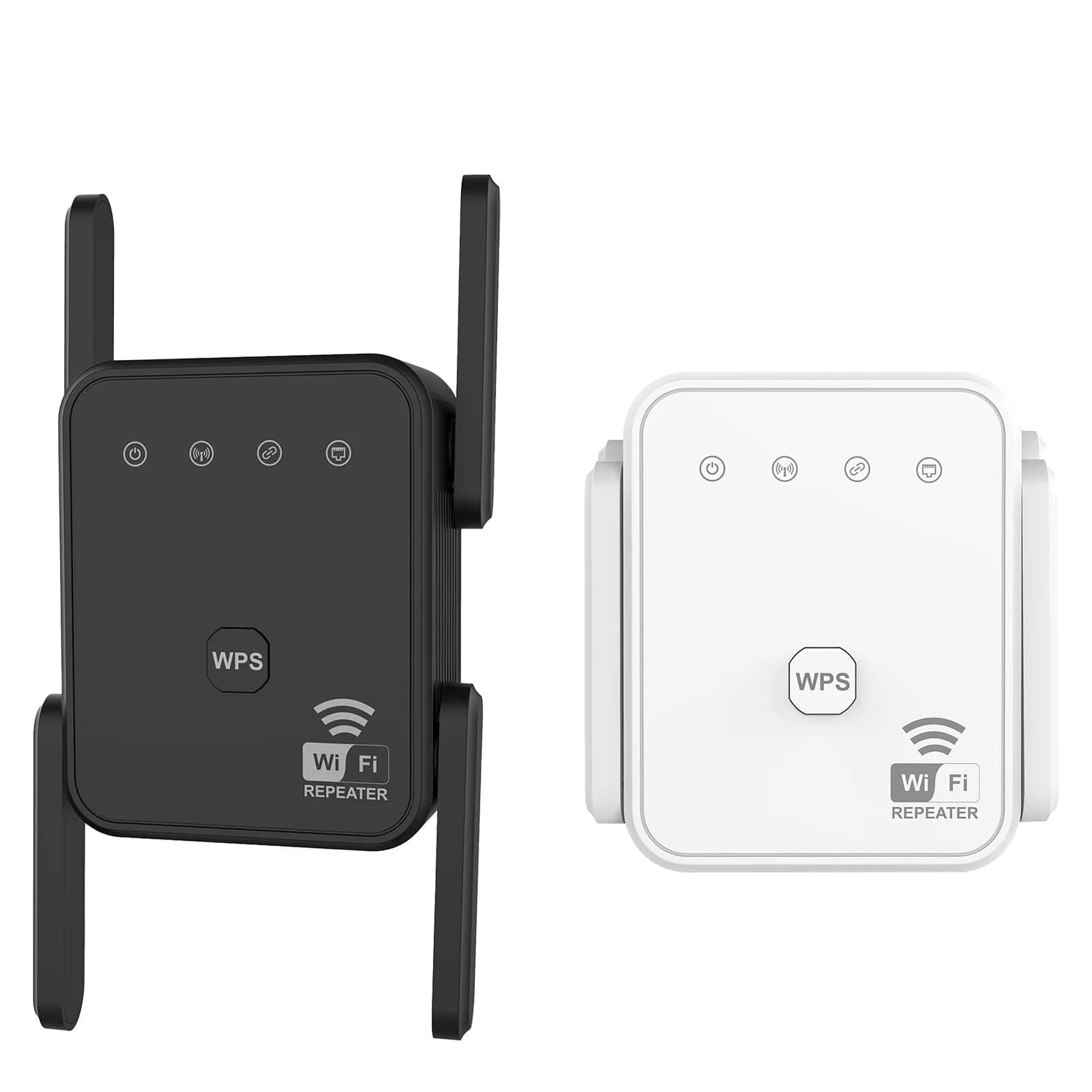 Ripetitore WiFi 300Mbps con Antenne ad Alto Guadagno, Potente Amplificatore di Segnale Internet Wireless a Lungo Raggio per Casa e Ufficio