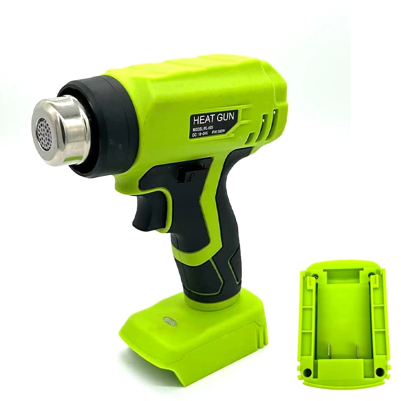 Portable Cordless Heat Gun Compatible with for Makita/Milwaukee/Bosch/Black&Decker 18V/20V Batteries Rechargeable Mini Heat Gun