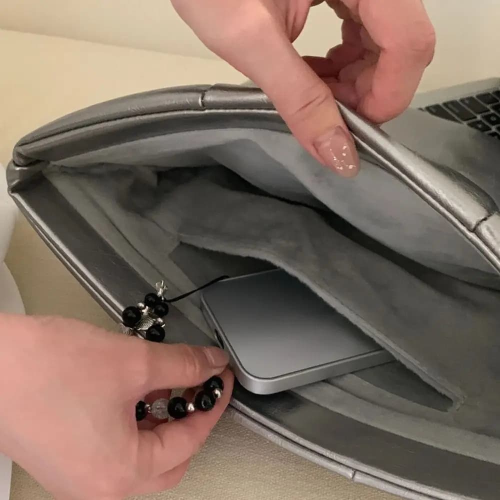 Premium 14 16 pollici cuscino custodia per laptop antiurto chiusura automatica custodia da trasporto custodia per tablet impermeabile antigraffio da viaggio