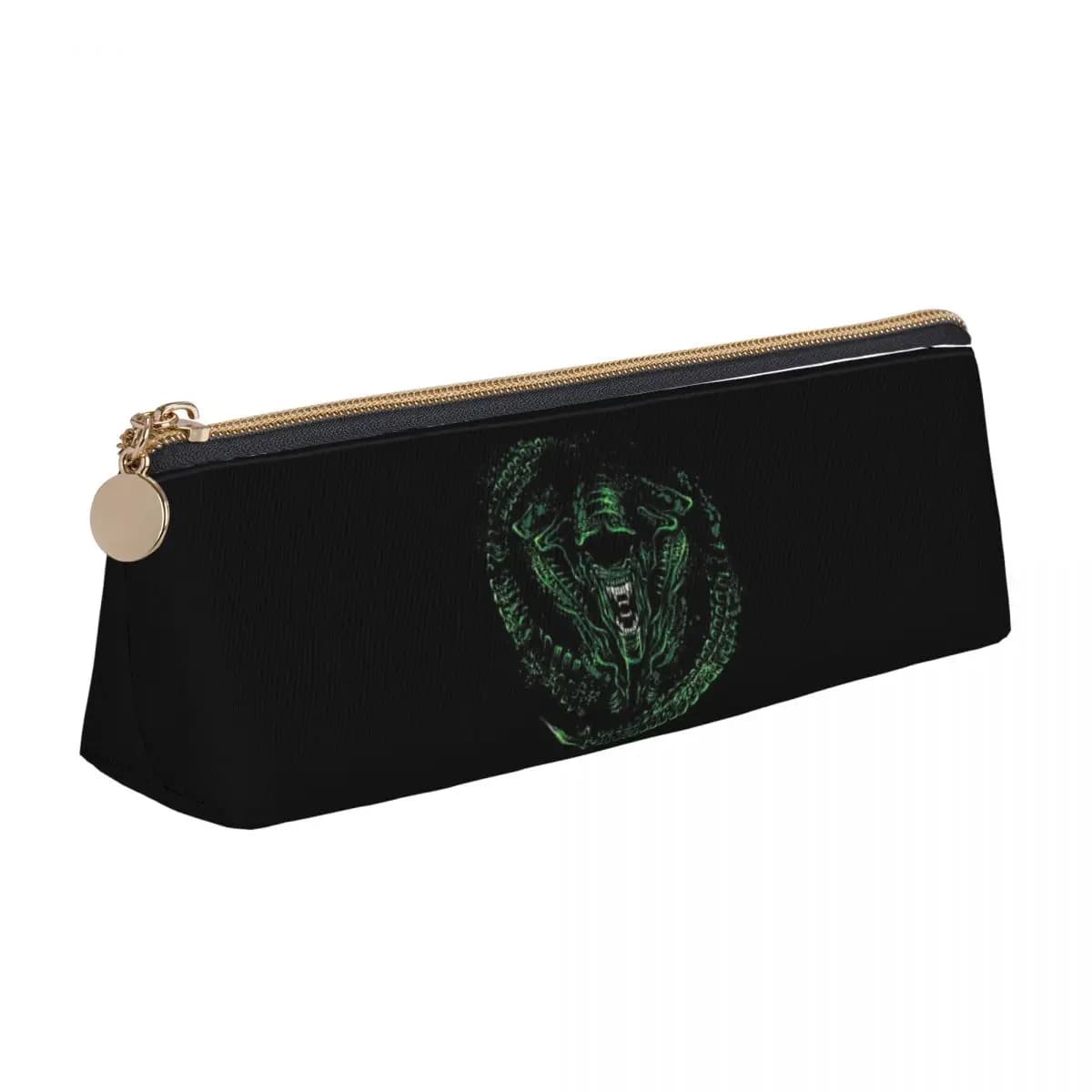 FaceHugger Alien Xenomorph Shoulder Pencil Case for Students Large Storage Pen Box Pencil Bag Stationery Supplies Pen Holder Bag