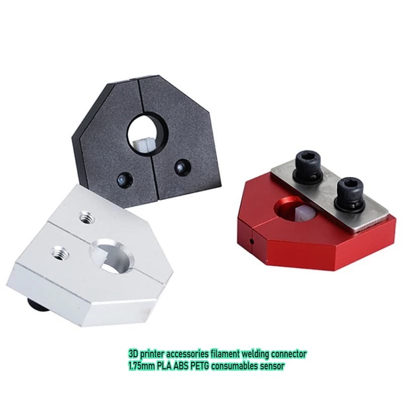 3D Printer Accessories Filament Welding Connector Consumption Materials Sensor PLA ABS PETG 1.75 mm