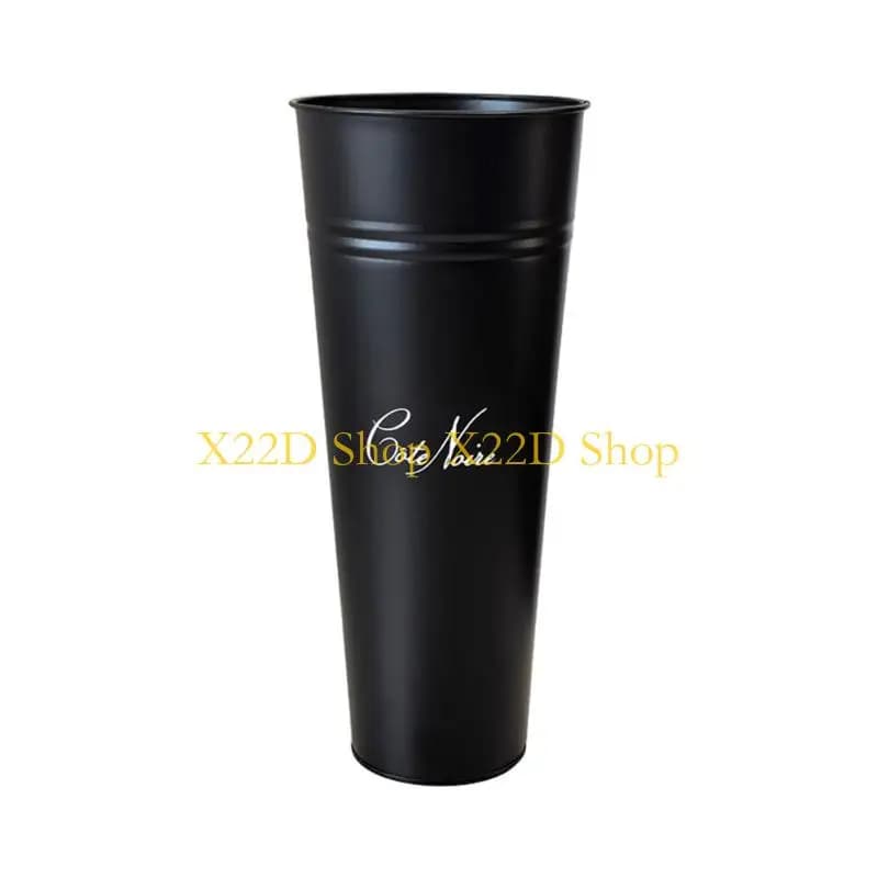 X22D Antique Metal Plant Container For Dry Freshing Flowers Rustproof Garden Design