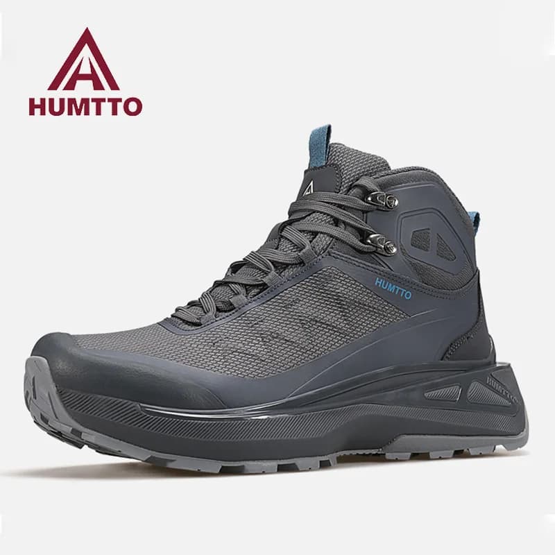 HUMTTO Scarpe da trekking Stivali da caccia impermeabili da uomo Combattimento tattico nel deserto Scarpe da ginnastica calde da uomo alla caviglia Stivali da trekking alla caviglia