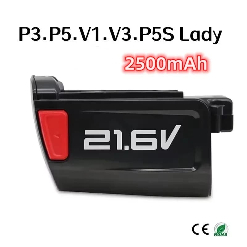 100% originale 2500mAh per Midea V1 V3 P3 P5 P5pro P5S Lady P70 P81 BP21620D BP21625A VH1704 Batteria per aspirapolvere