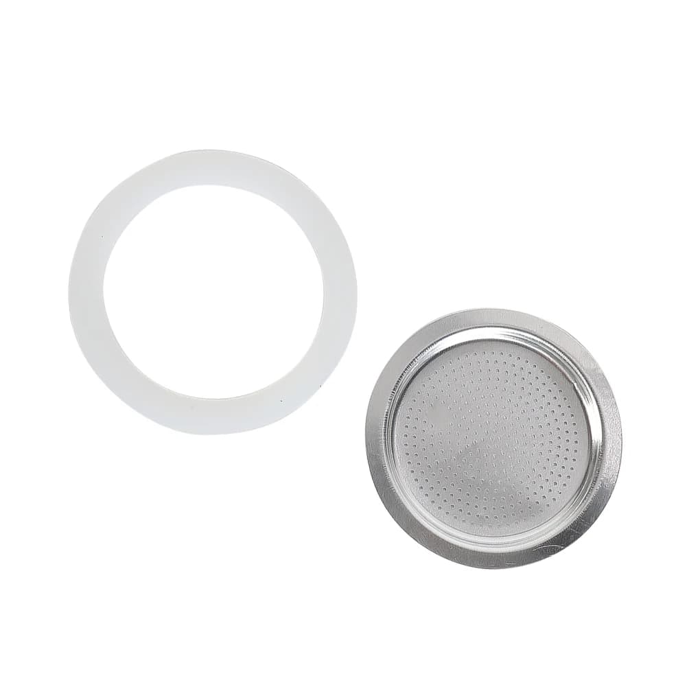 Moka Coffee Machine Rubber Ring Silicone Rubber Seal Moka Pot Filter Screen Special Spare Gasket for Coffee Machines