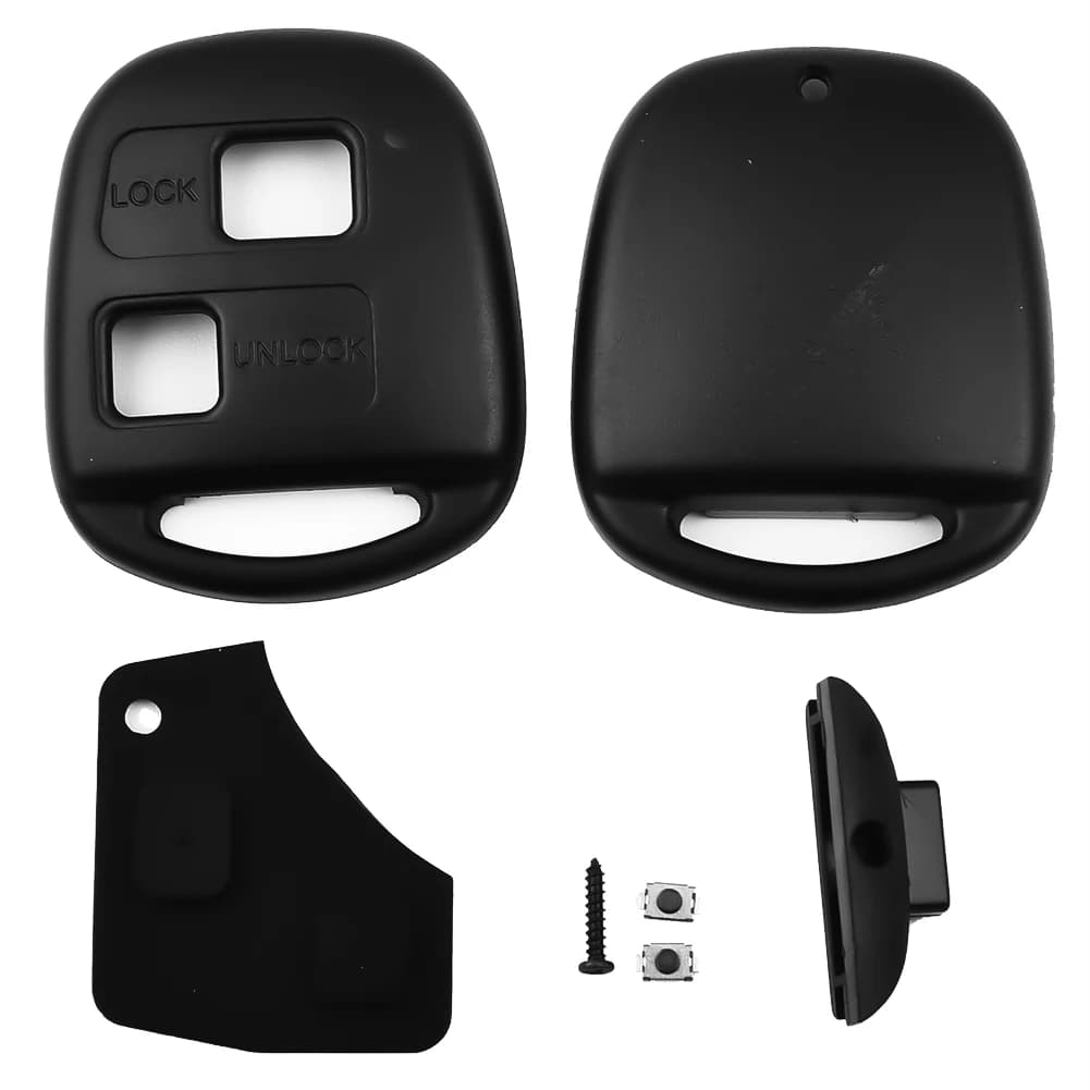 Caso Chiave A Distanza Dell'automobile 2 Bottoni Pad Micro Interruttore Anti Scratch Borsette Per Toyota Per Yaris Estima Pixis Per RAV4 Per Corolla