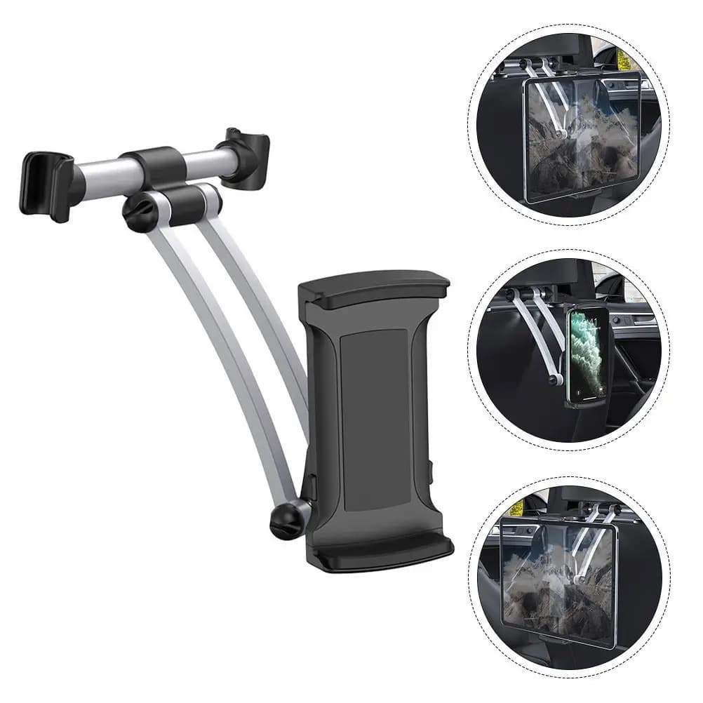 Support for Auto Poggiatesta Telephone, Adjustable Tablet Door, Safe and Stable Support for Entertainment and Movie Vision on Poster Seat