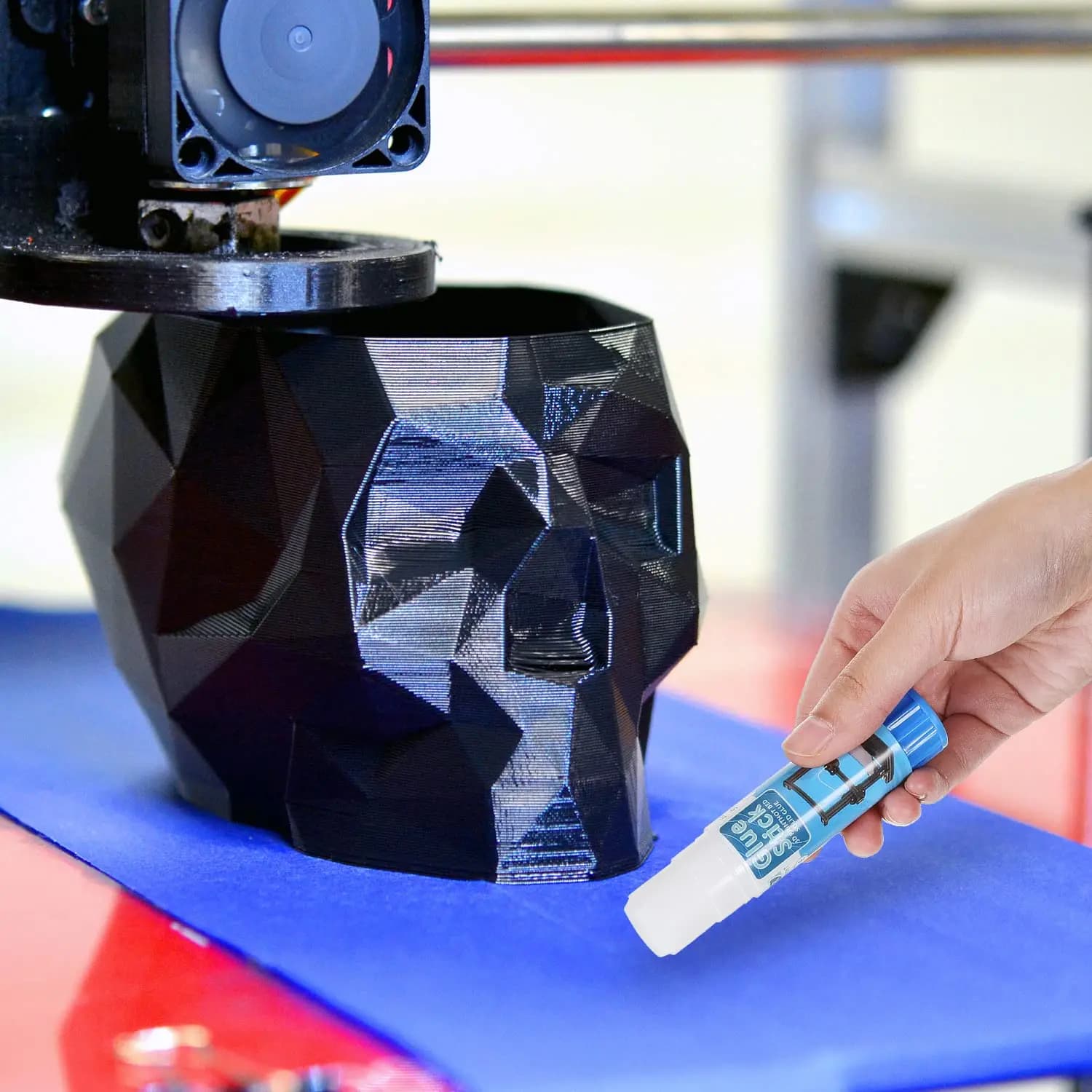 3D Printer Glue Stick Hot Bed 3D Printer Bed Adhesive,Blue,Classic | PVP Glue Stick,for PLA ABS PETG PC TPU Filaments