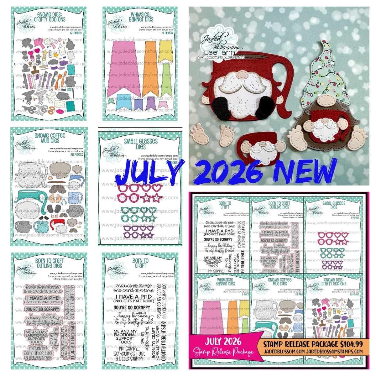 New Gnome Coffee Mug Dies Clear Stamps Set DIY Scrapbooking Decor Metal Cutting Die Embossing Branches of Crafty Add Ons Craft