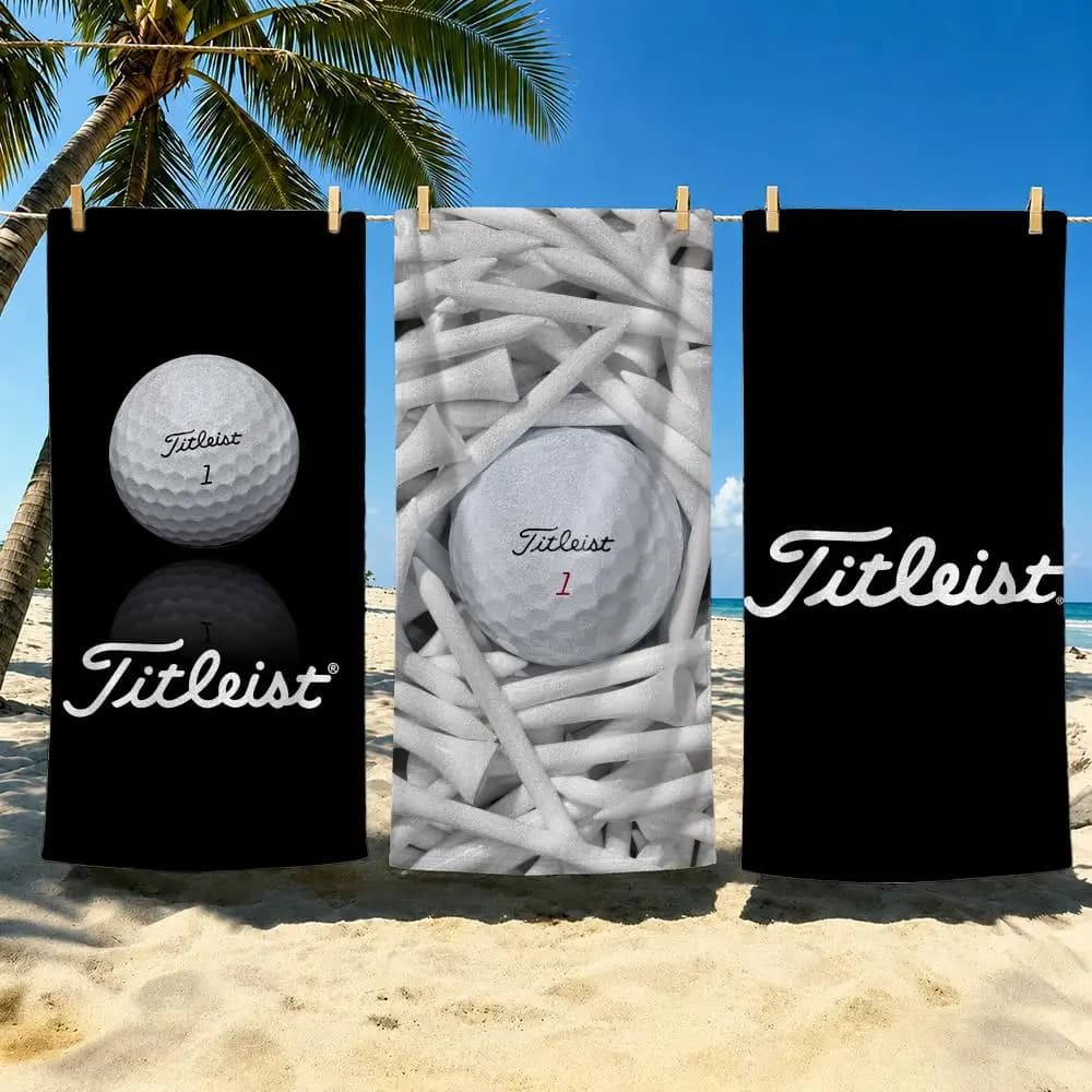 Brand Titleist Towel Towel Soft Pool Gift For Travel Gym Shower Cool Camping Quick Dry Sports Large Beach Towel