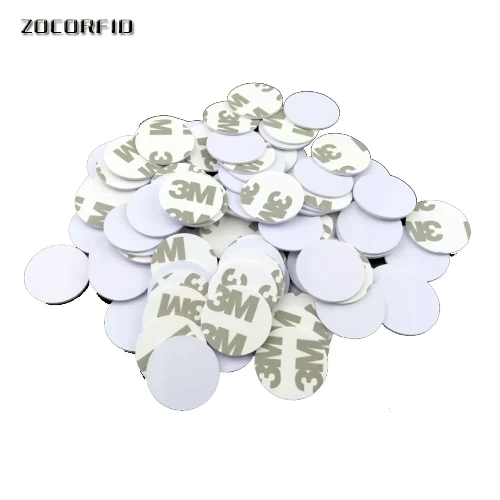 200 Pz/lotto Adesivo 13.56mhz UID modificabile S50 1K RFID Adesivo Intarsio Bagnato tag NFC Settore 0 Blocco 0 UID Riscrivibile