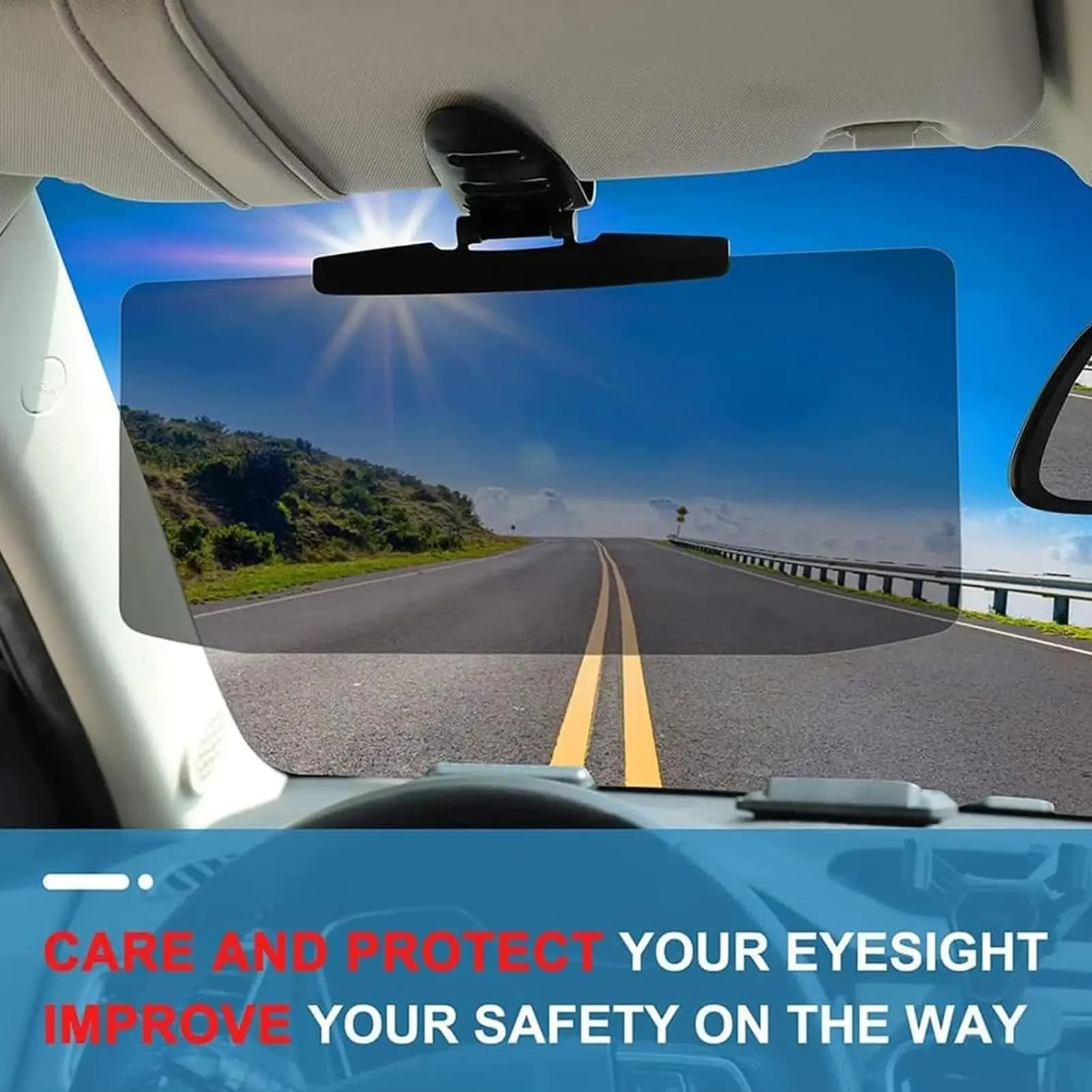 Car Sun Visor Extender Windshield Sun Visor Extender for Car Glass Sunshade Shield Protector for Automotive Vehicles Driver