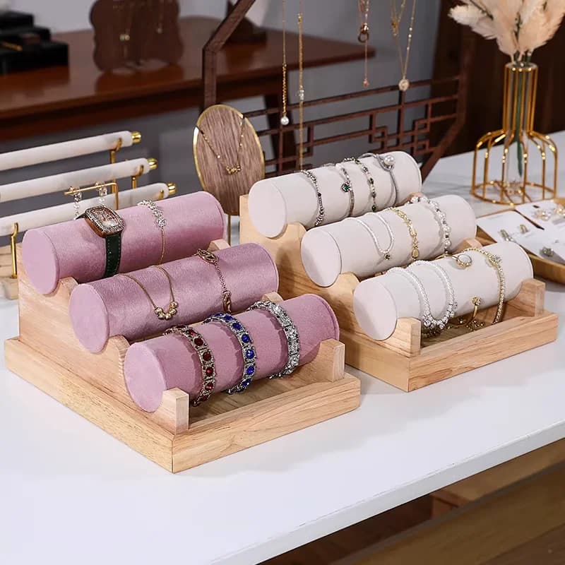 Porta bracciale Espositore per gioielli Organizzatore per braccialetti Espositore per gioielli per cavigliere Fascette per la testa Orologi Vetrina per elastici