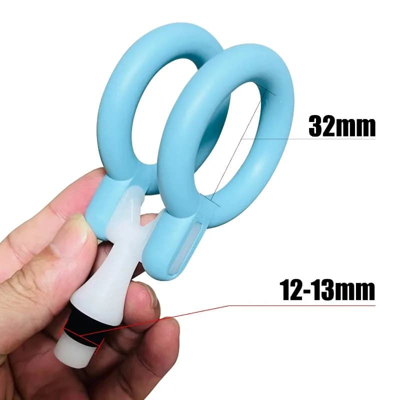 Fascia Gun Modification Adapter Elbow with Soft Silicone Ring Multifunctional Replacement Connector for Most Standard Massage