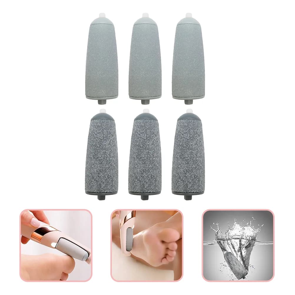 6 pezzi smerigliatrice per piedi testa di ricambio lima elettronica strumenti per Pedicure per piedi teste per camminatori accessorio Aldult