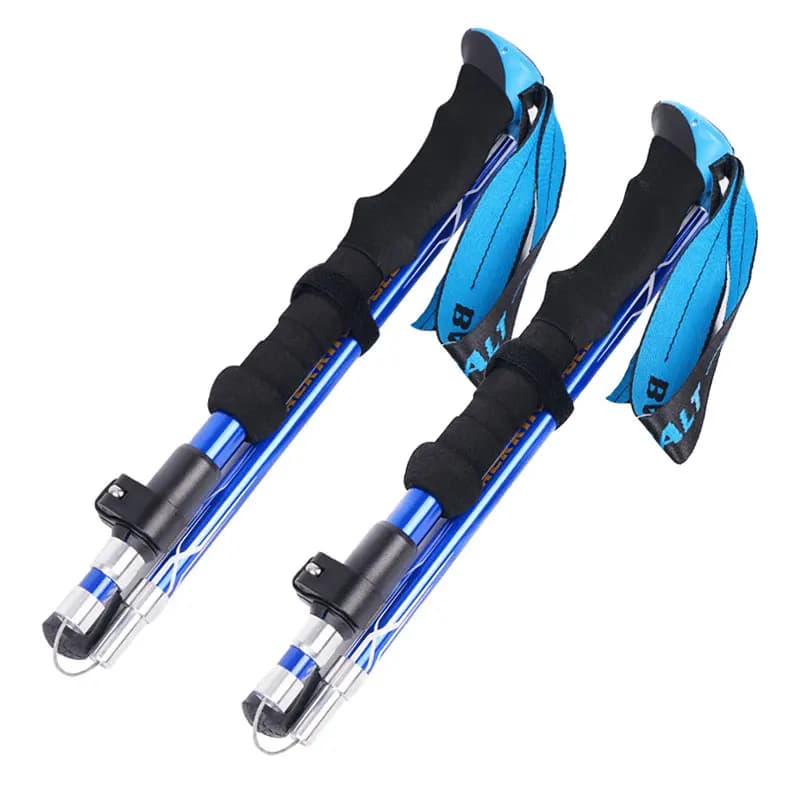 135CM 110CM 5 sections Trekking poles Trekking foot Climbing stick Light walking stick Outdoor travel equipment ZK40S