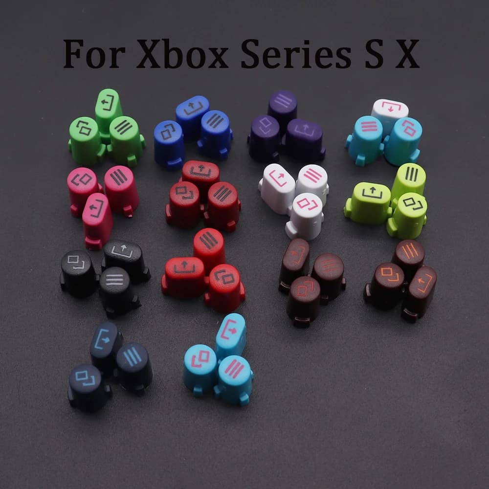 2 set per Xbox Series SX Maniglia di gioco Controller Condivisione Selezione Menu Home Start Ritorno Indietro Logo Tasto Sostituisci