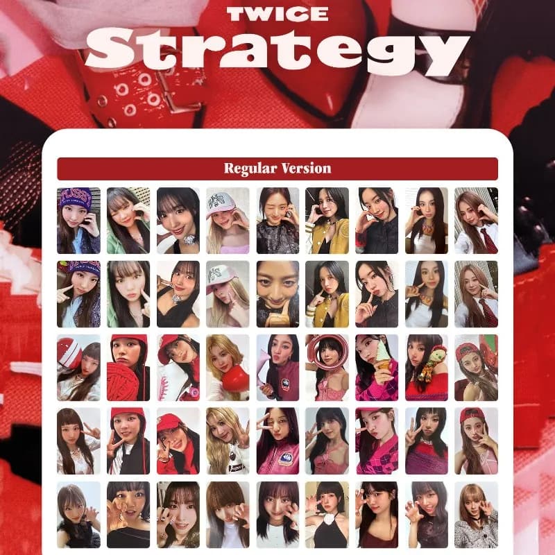 TWICE Anime Peripheral Lomo Photo Cards Character Collectible Mini Cards Fans Collection Decorative Postcard Souvenir Gift