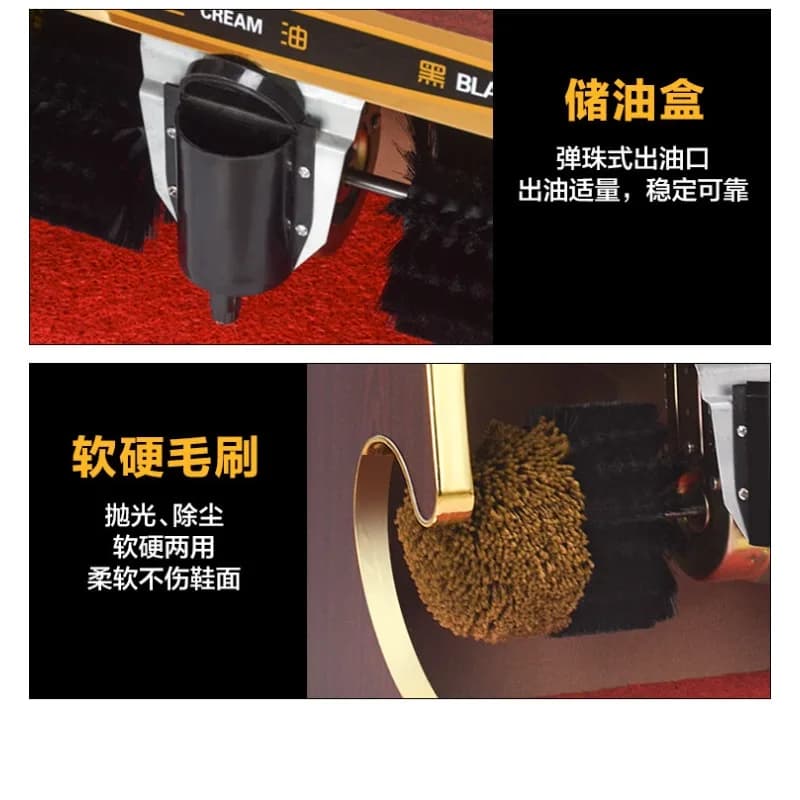 220V 100W Electric Shoes Cleaner Shiner Sole Care Boot Shoe Polisher Brush Automatic Polishing Leather Shine Cleaning Machine