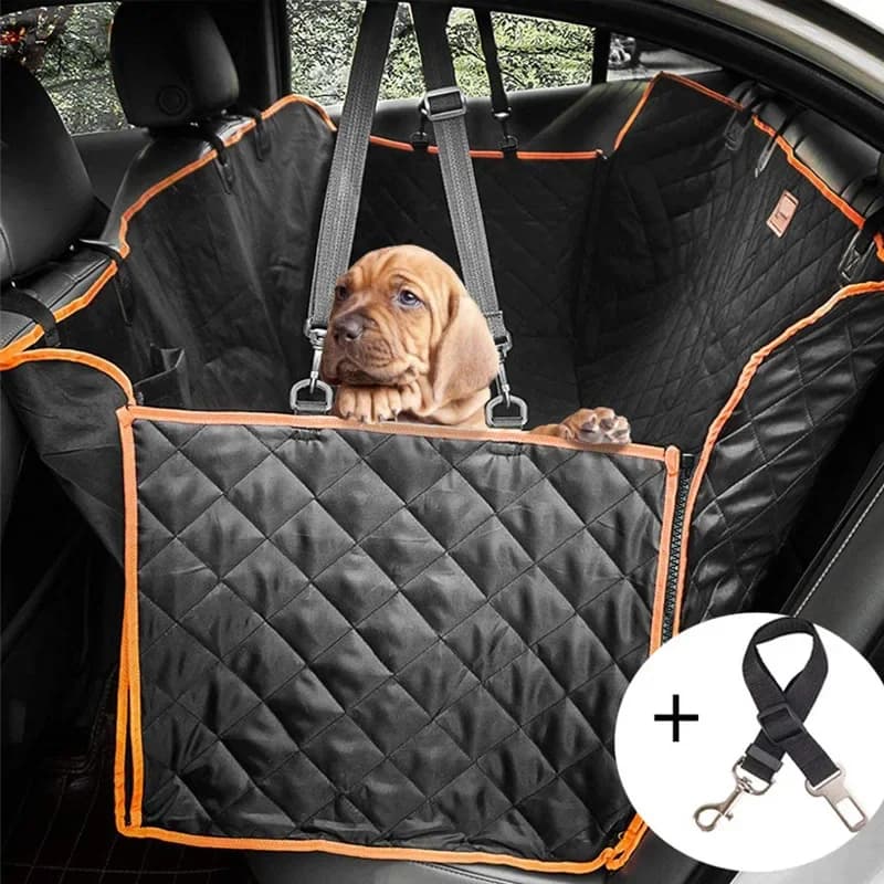 Tappetino per cani DurableCar, antimacchia e impermeabile, tappetino posteriore per animali domestici, imbottito in cotone, tappetino per sedile posteriore auto per animali domestici