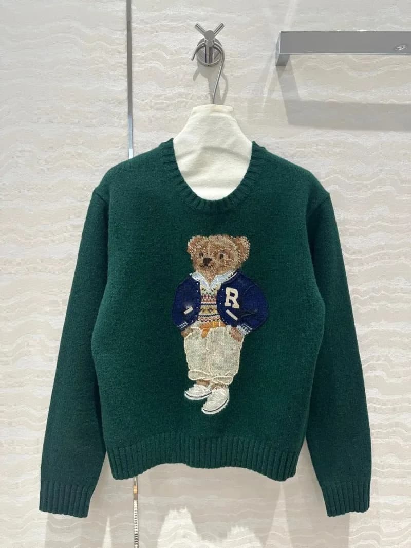 Nuovo Autunno/Inverno Nuovo Maglione delle Donne di Modo Squisito Cartone Animato Indossare Giacca Orsacchiotto 10% Cashmere 90% Lana Pullover