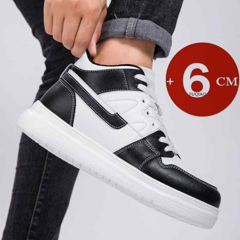Men Elevator Shoes Heightening Sneakers for Man 6cm Breathable Height Increased Shoes for Women Sports Lift Shoes