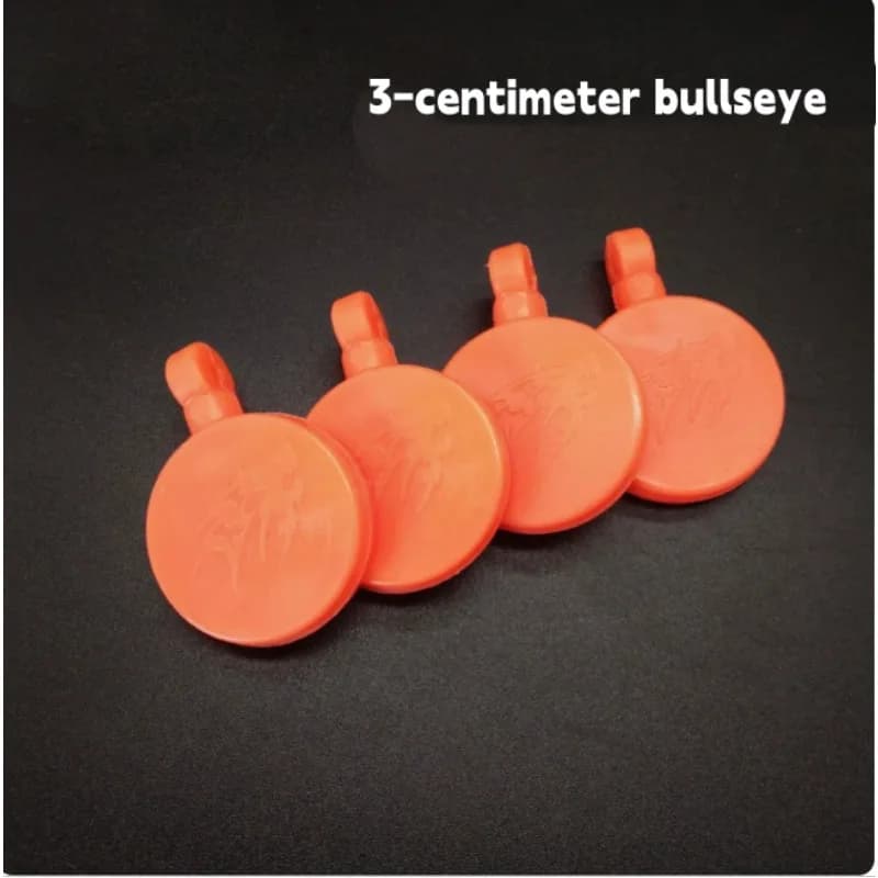 10Pcs 3/4/5cm Silicone Shooting Target Bullseye Slingshot Catapult Archery Bow Tactical Hunting Practice Targets Outdoor Sports