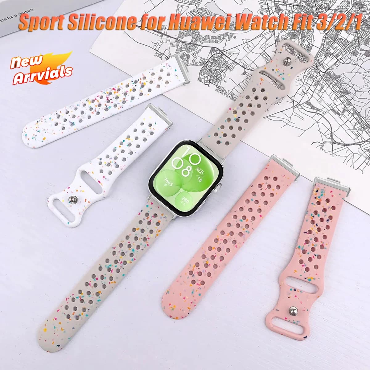 Anello sportivo in silicone per Huawei Watch Fit 3 2 1 cinturino SmartWatch cinturino Correa per Huawei Watch Fit3 Fit2 Fit1 cinturino