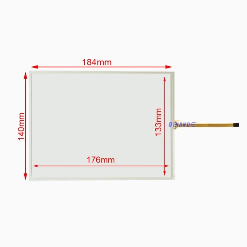 Nuovo Touch Screen resistivo da 8 pollici 184mm * 140mm 184x140mm 185x140mm 4:3 apparecchiature di controllo industriale Pad esterno a 4 fili