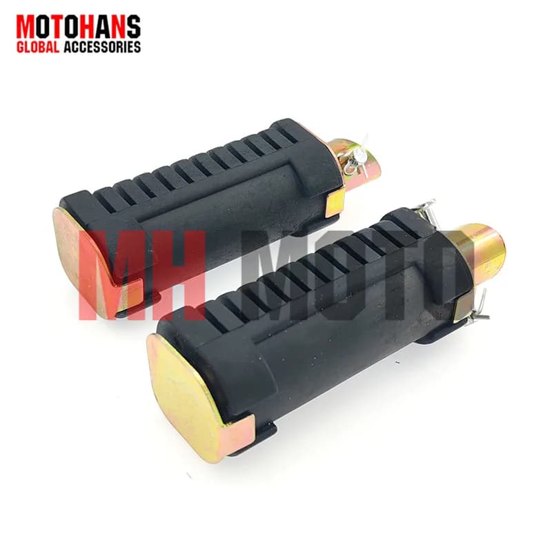 Pedane Anteriori in Alluminio per Moto, Poggiapiedi per Honda BIZ100 SMASH110 ZB110 FAIR110
