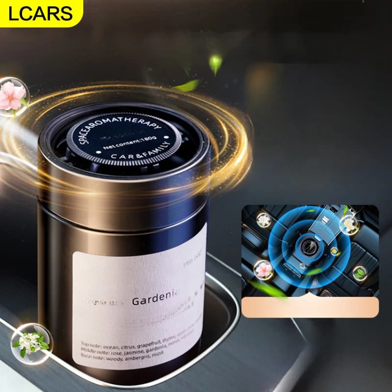 Solid balm fragrance for car aromatherapy with parts of the new long lasting fragrance