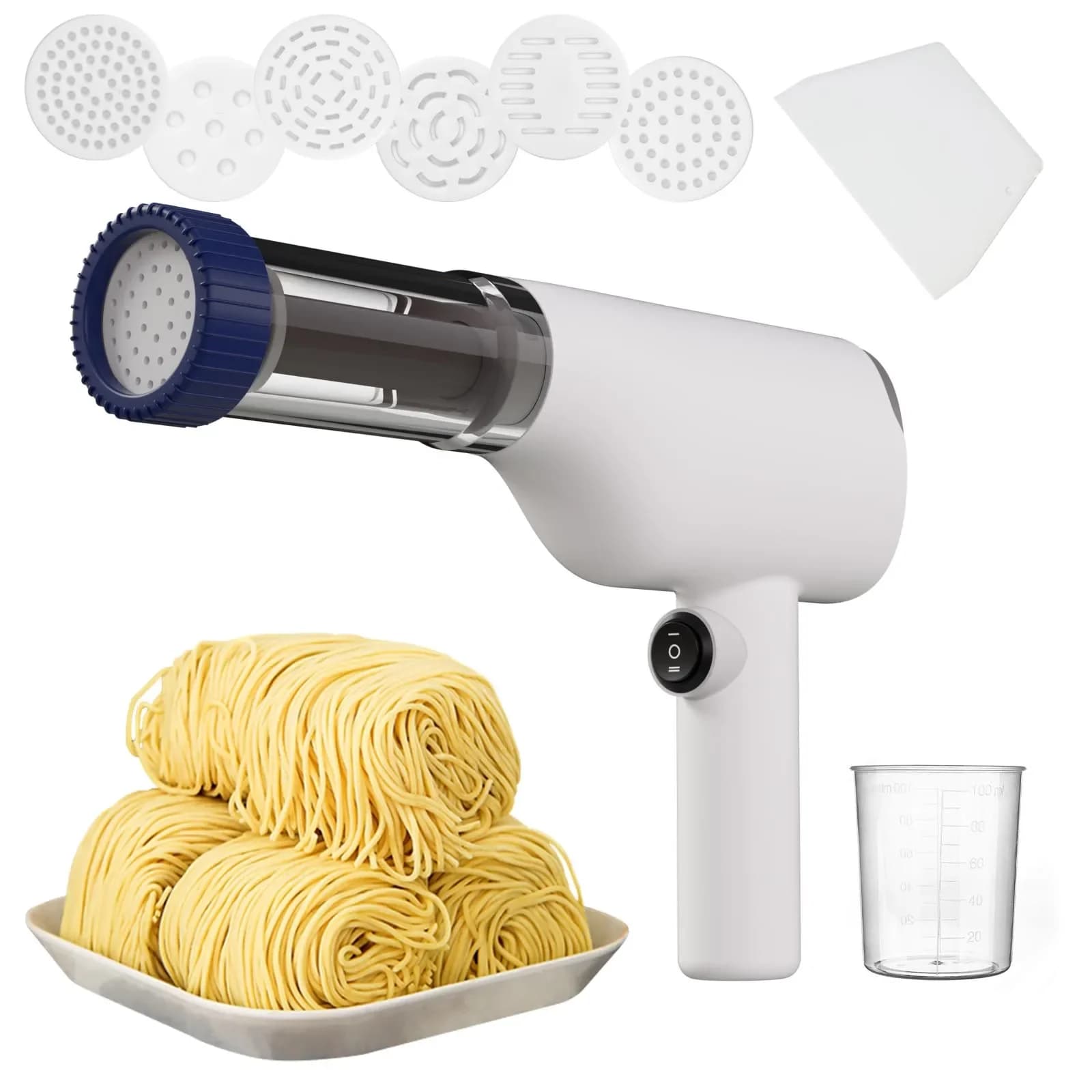 Uso domestico piccola macchina per fare la Pasta portatile con ricarica a batteria portatile elettrica automatica per Spaghetti