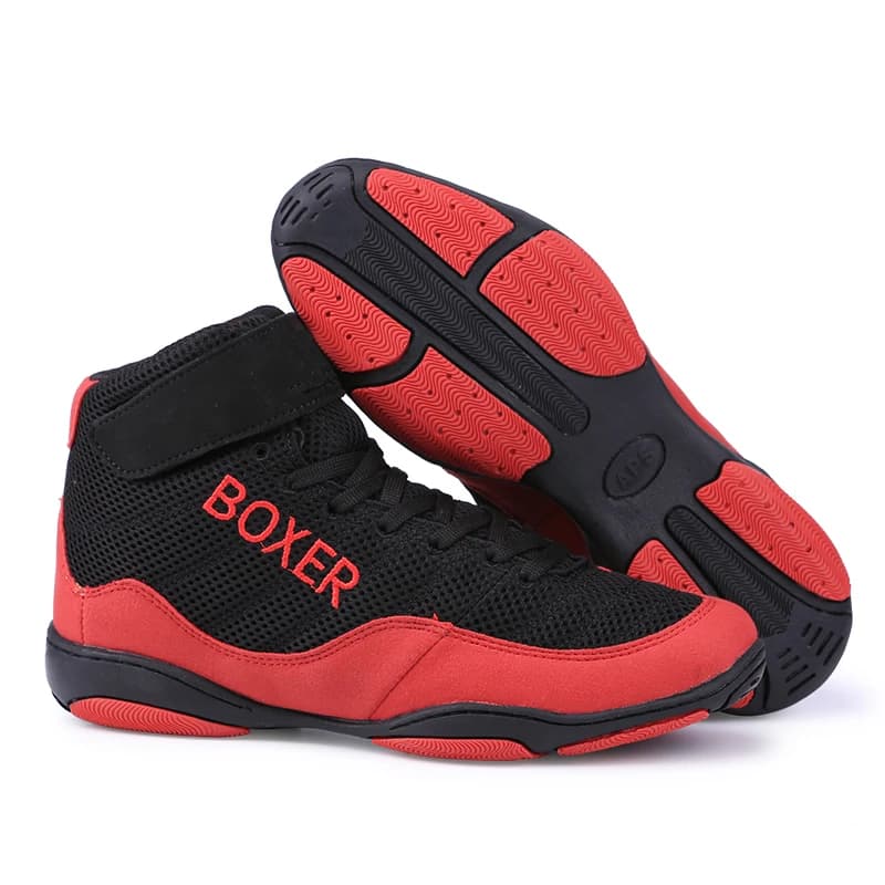 Nuove scarpe da boxe professionali da uomo sneakers da boxe leggere per uomo comode scarpe da wrestling sneakers da wrestling antiscivolo