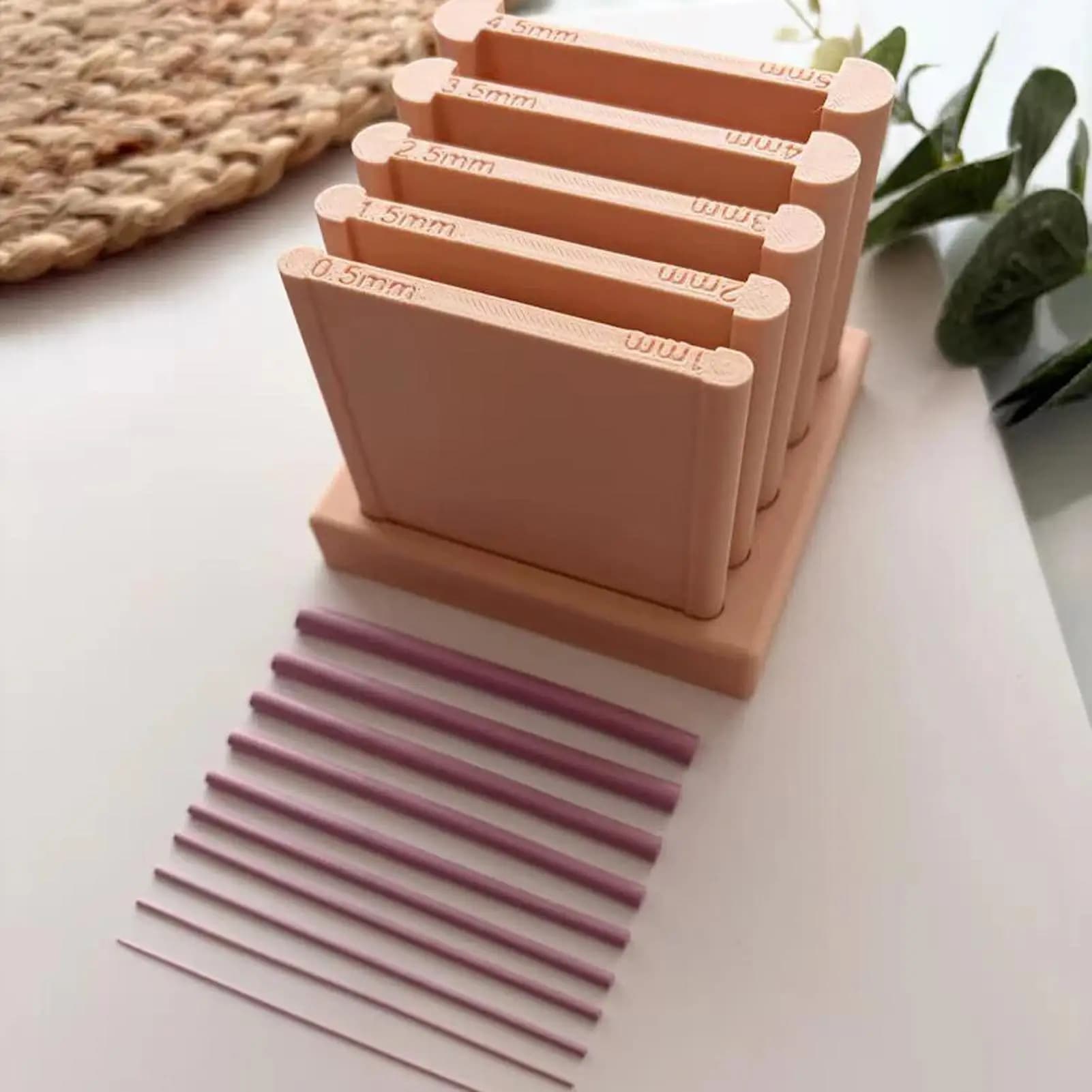 Kit di Strumenti per Ceramica con Utensili per Modellare l'Argilla 3D, Guida per la Spessore della Pasta e Strumento per la Formatura di Orecchini, Ciondoli, Gioielli e Prodotti da Forno