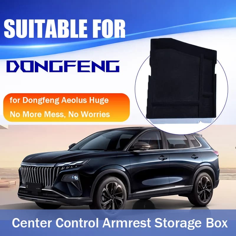 Suitable for Dongfeng Aeolus Huge central console armrest box storage box central console storage box interior car supplies