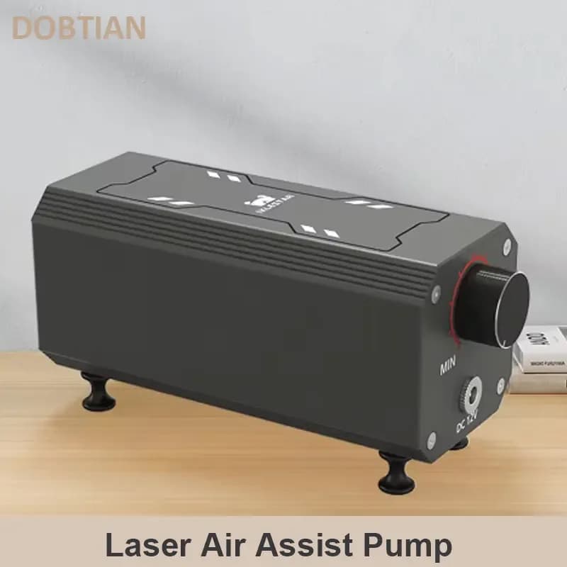 Compressore Air Assist AC 110 V/220 V Pompa Laser Air Assist per Taglierina Laser e Incisore Regolabile 10-30 L/Min